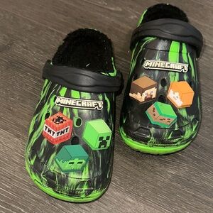 Next Kids Minecraft Green and Black Shoes